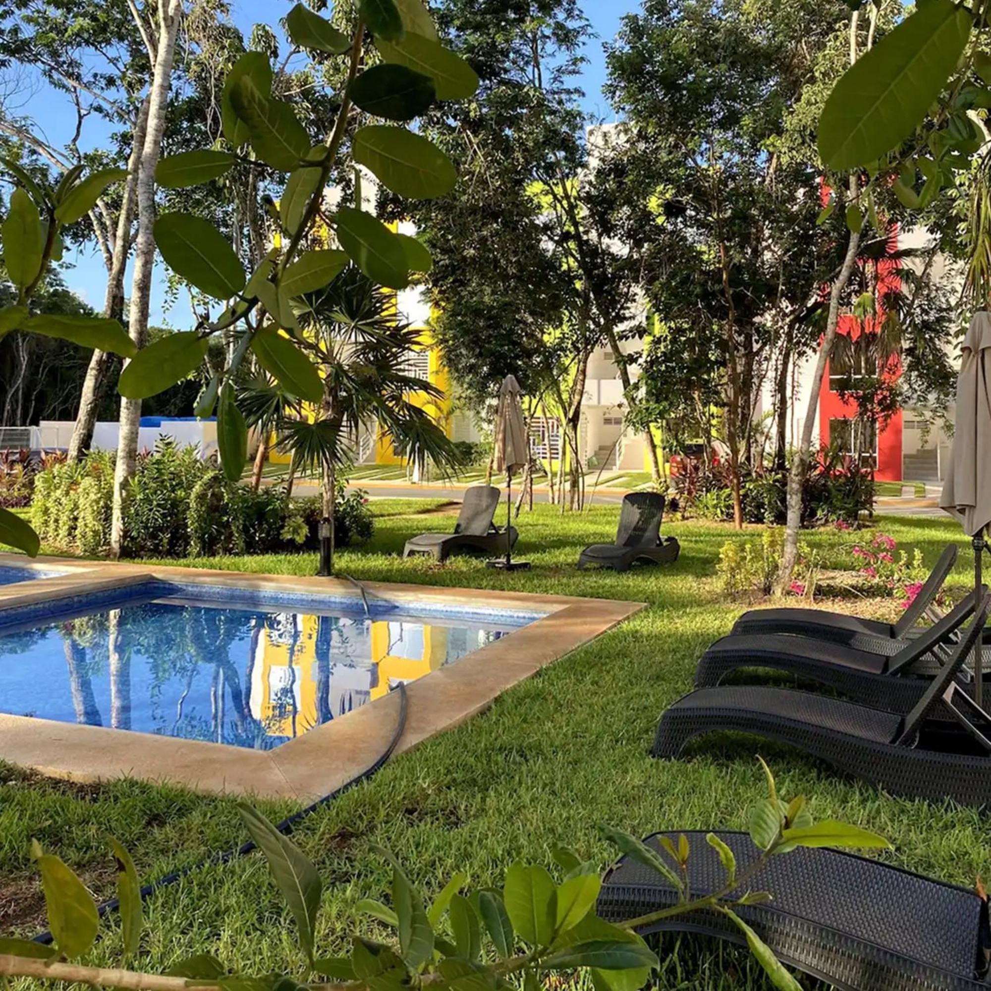 Bonito Departamento En Privada Con Alberca Apartment Cancún Exterior foto